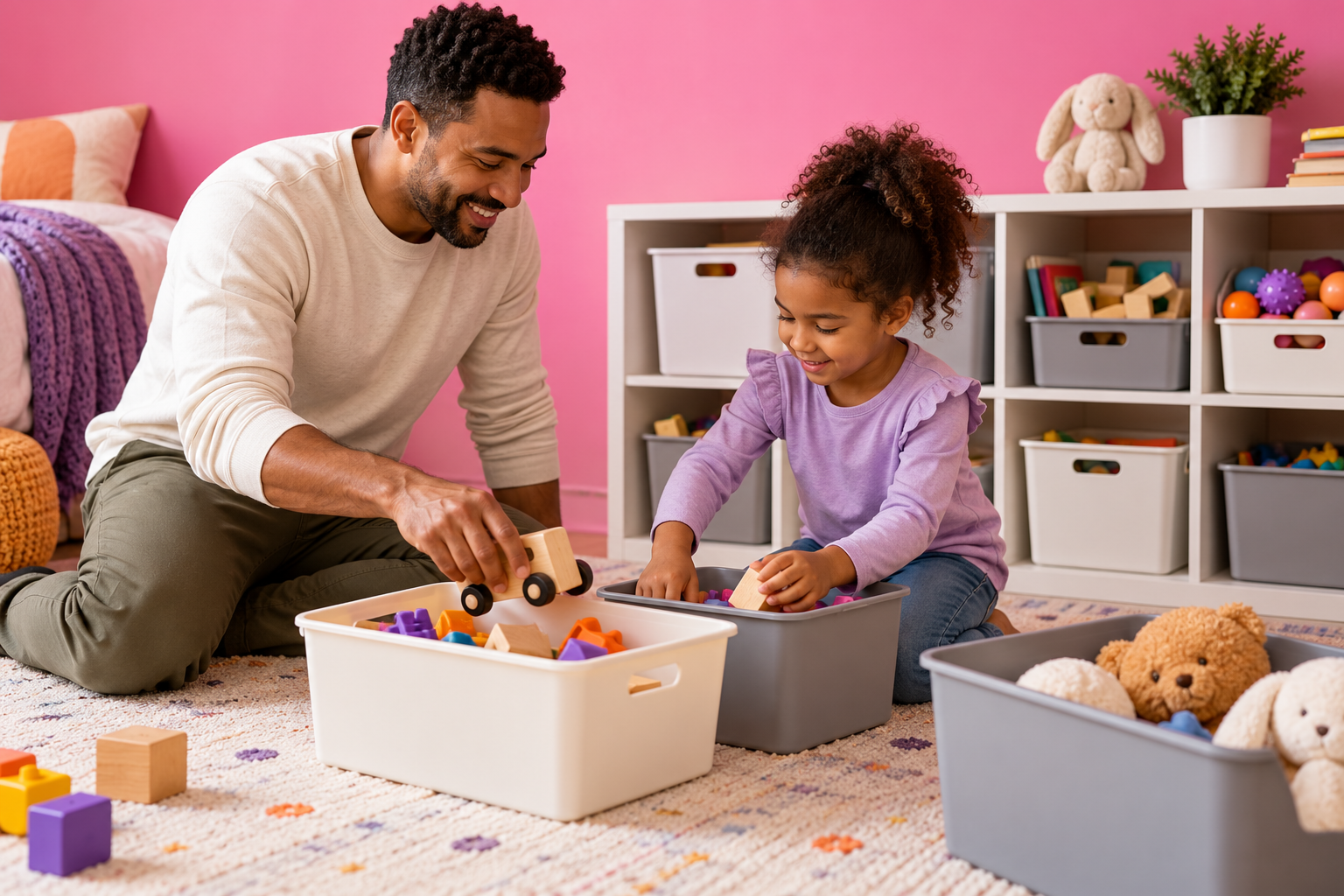 How to Choose Toy Storage for a Shared Room